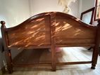 Teak Double Bed with Arpico Spring Mattress