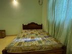 Teak Double Bed with Mattress