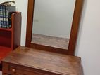 Teak Dressing Table with Coat Hanger