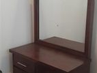 Teak Dressing Table and Stool