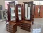 Teak Dressing Table with Cupboard 003