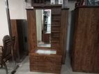 Teak Dressing Table with Cupboard 003