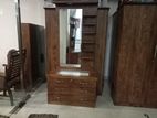 Teak Dressing Table with Cupboard