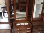 Teak Dressing Table with Cupboard