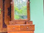 Teak Dressing Table with Cupboards