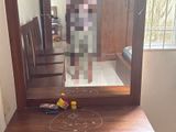 Teak Dressing Table with Large Mirror