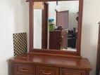 Teak Dressing Table With Mirror