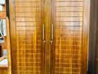 Teak Elegant 2 Door Based Wardrobe Code 82837