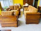 Teak Elegant Ex Heavy 321 Sofa Set with Stool Code 678