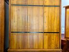 Teak Elegant Modern 3 Door Drower Based Wardrobe Code 93837