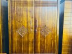 Teak Ex Heavy 2 Door Bottom Drawers Full Based Wardrobe 618