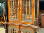 Teak Ex Heavy 2 Door Display Cupboard Code 83737