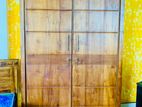 Teak Ex Heavy 2 Door Full Based Top Light Wardrobe Code 7199