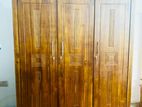 Teak Ex Heavy 3 Door Full Based Bottom Drawers Wardrobe Code 7289