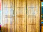 Teak Ex Heavy 3 Door Wardrobe 7ft Code 456