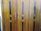 Teak Ex Heavy 3 Door Wardrobe 7ft Code 6180