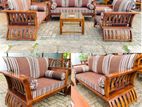 Teak Ex Large Rosam Sofa Set with Stone Table Code 82836