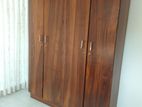 Teak Four Door Wardrobe