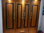 Teak Four Door Wardrobe