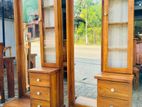 Teak Full Mirror Dressing Table Code 77655