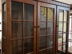 Teak Glass Cabinet