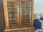 Teak Glass Cupboard