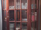 Teak Glass Cupboard