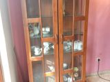 Teak Glass Cupboard