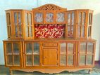 Teak Glass Cabinet