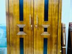 Teak Heavy 2 Door Based 7*4ft wardrobe/ almary code 6718