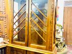 Teak Heavy 2 Door Display Cupboard Code 278