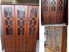 Teak Heavy 2 Door Display Cupboard Code 320