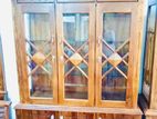 Teak Heavy 2 Door Display Cupboard Code 612