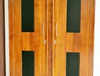 Teak Heavy 2 Door Wordrobe 7ft code 7199