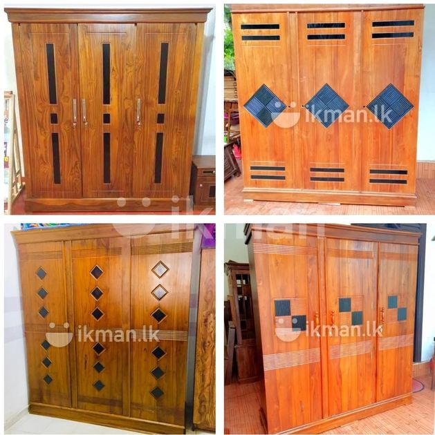 Teak Heavy 3 door Based Almary code 83836 Kaduwela ikman