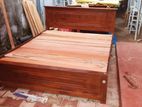 Teak Heavy Bed 6ft *6ft