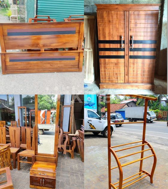 Teak Heavy Bedroom Set Package for Sale Kaduwela ikman
