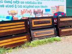 Teak Heavy Box Bed 48x72