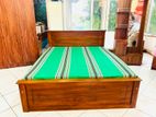 Teak Heavy Box Bed 60*72 Code 437