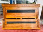 Teak Heavy Box bed 60*72 code 5432