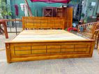 Teak Heavy Box Bed ---60x72