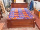 Teak Heavy Box Bed 6ft *5ft