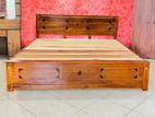 Teak Heavy Box Bed 72*72 Code 6189