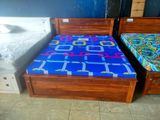 Teak Heavy Box Bed And Easy Comfort Mattress 60x72