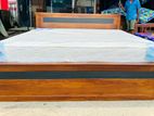 Teak Heavy Box Bed with Arpico 7 Inch Spring Mettres (6*6)(72*72)Code