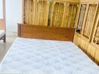 Teak Heavy Box Bed with Comfortable Hybrid Plush Mattress 72x72