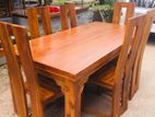 Teak heavy Dining Table And 6 chairs code 6189