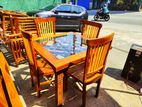 Teak heavy Dining Table with 4 Chairs