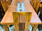 Teak Heavy Dining Table With 6 Chairs::://:::