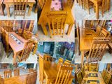 Teak Heavy Dining Table with 6 Chairs::--::